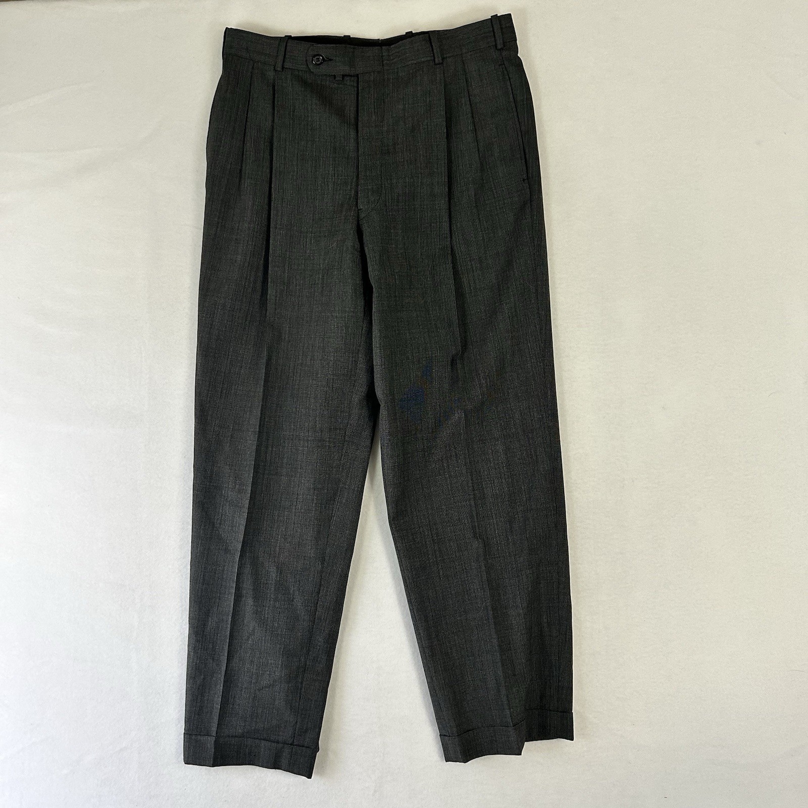 Corporate Image Tom James Gray Suit Mens 42 Blazer Pants 33×29