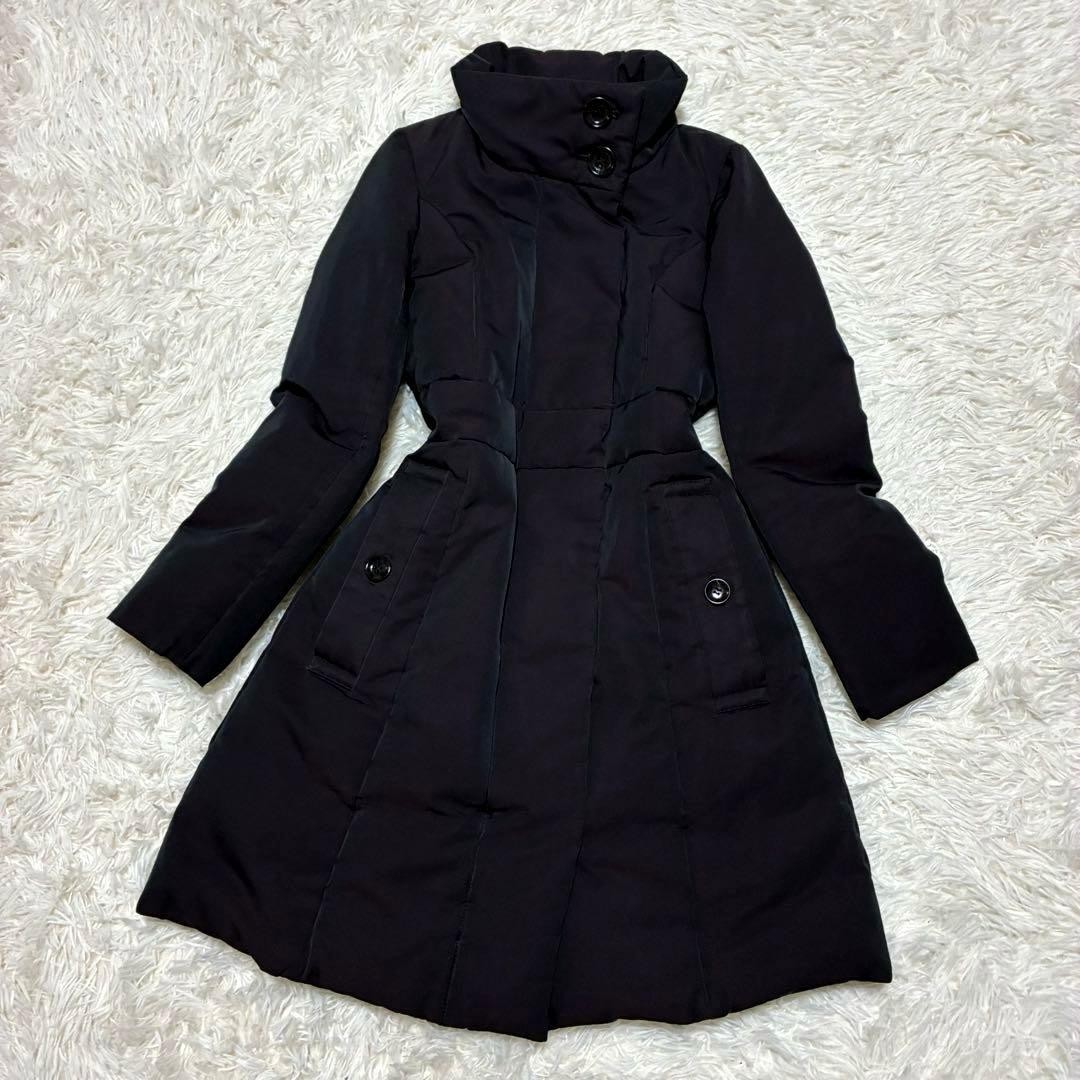 Burberry Black Label Down Coat 38 Black