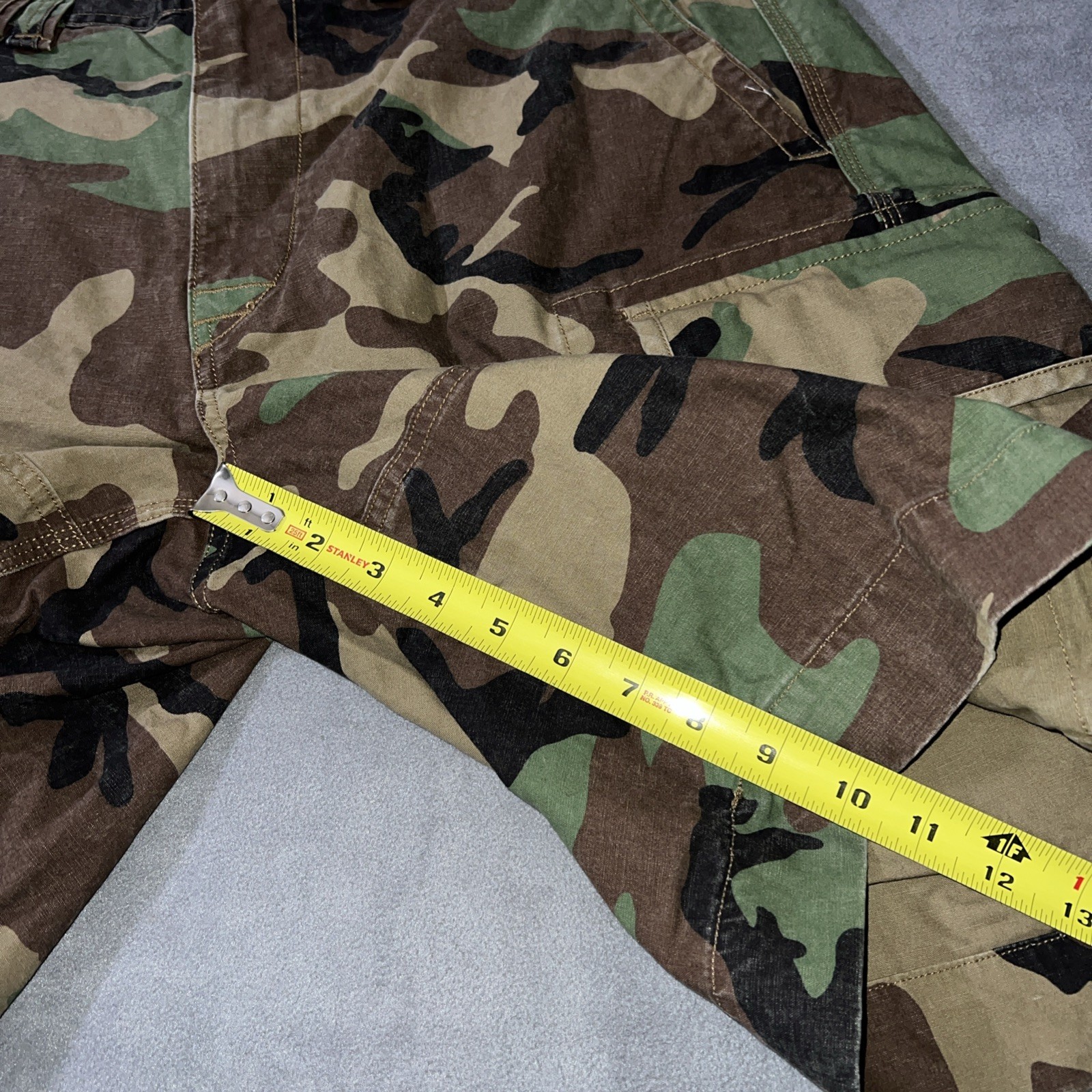 Polo Ralph Lauren Shorts Men’s 34 Camo Cargo Canvas Woodland Polo Chino EUC