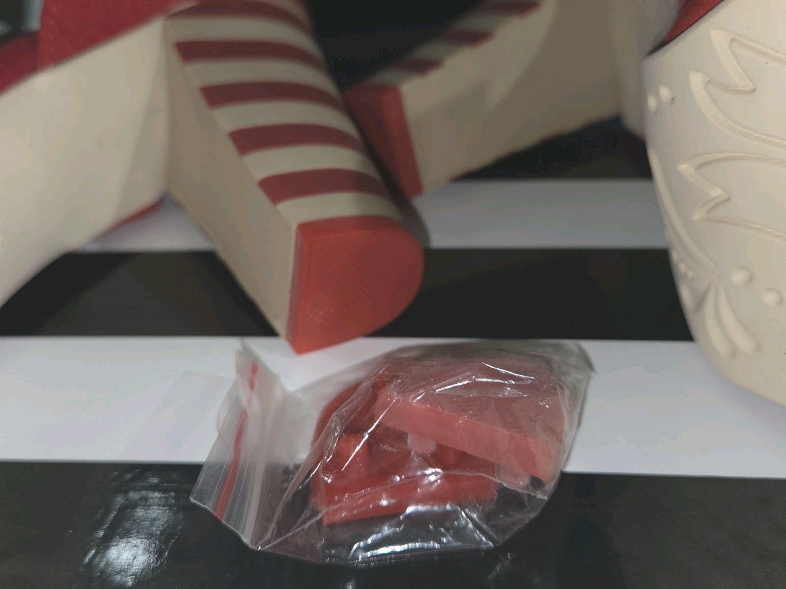 Lola Ramona “Angie” Red Suede Platform Sandals-US 10/41