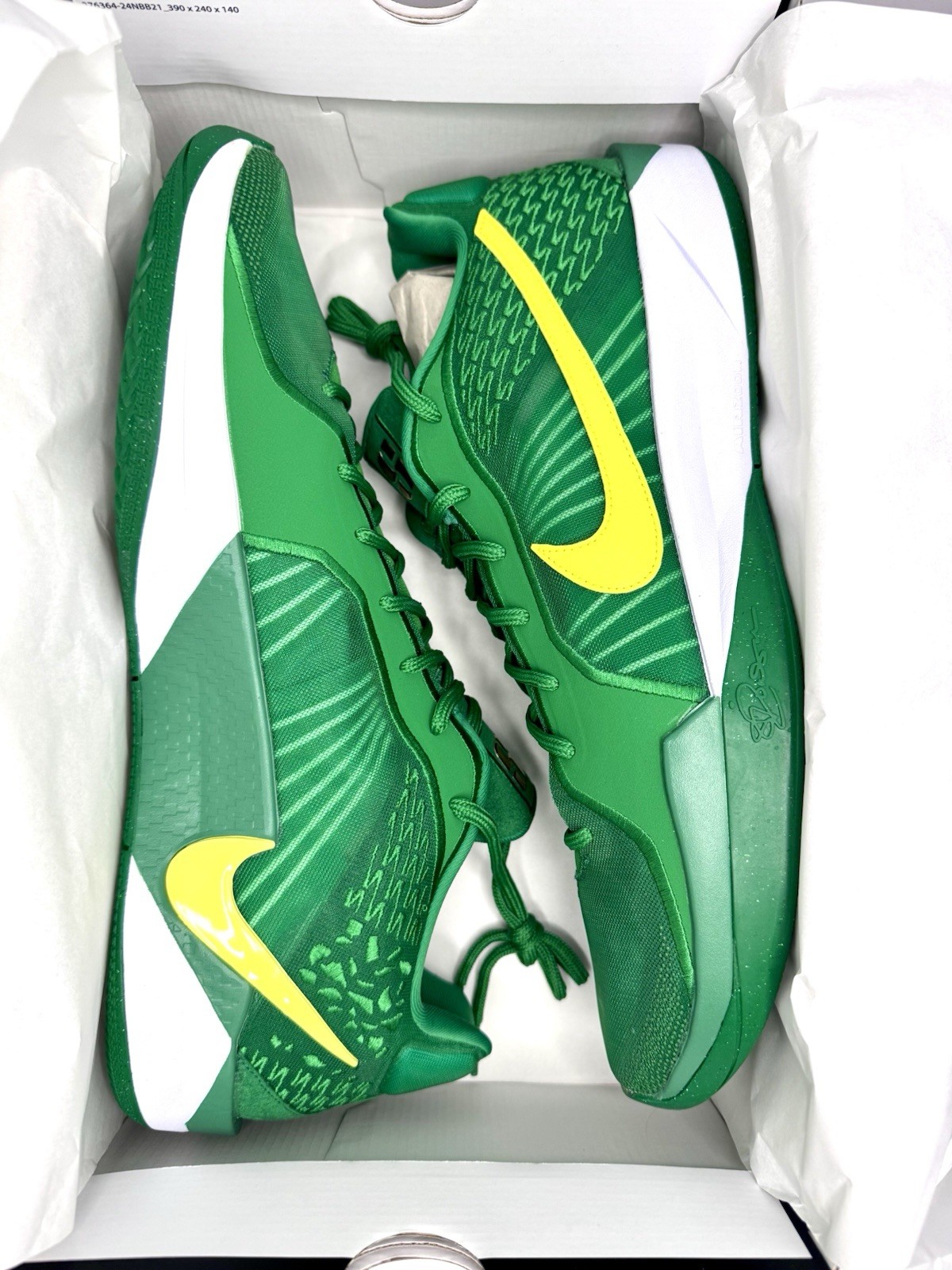 Nike Sabrina 2 Oregon Apple Green Yellow Strike HQ4344-300 W 18.5 / M 17 NIB