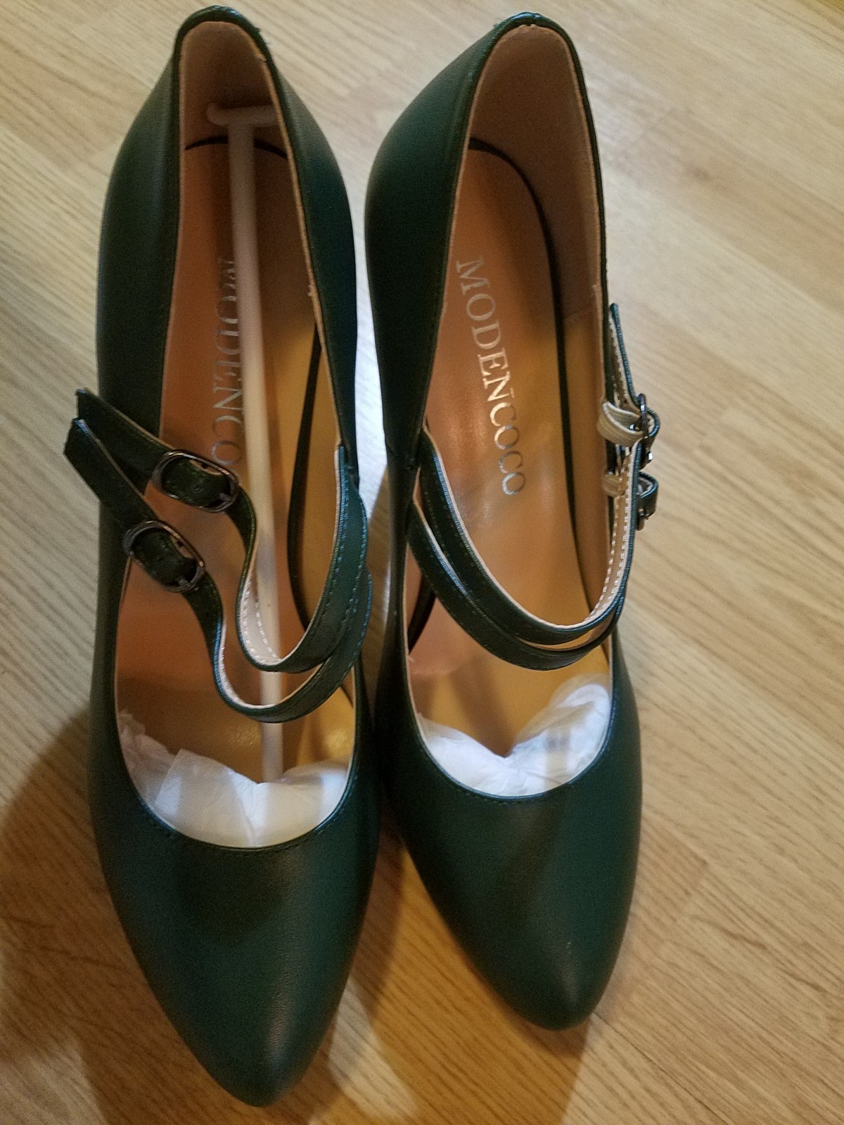 MODENCOCO 8.5 Buckle Stilettos 4.7 inch