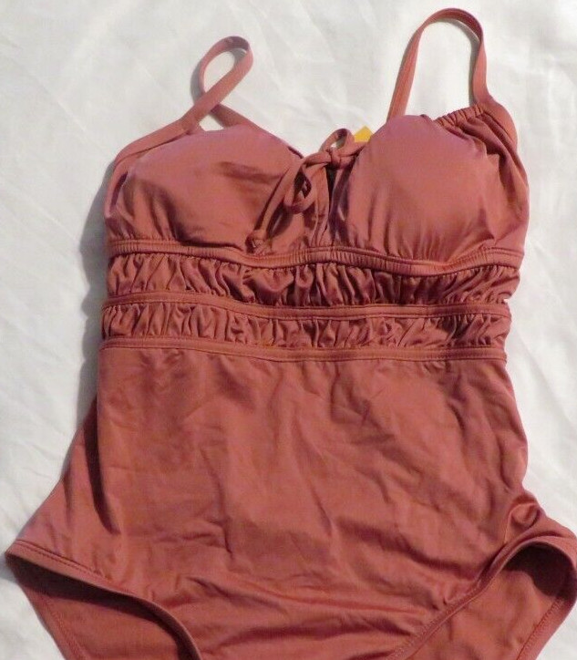 NWT Kona Sol One Piece Bathing Suit Back Cut Out size S