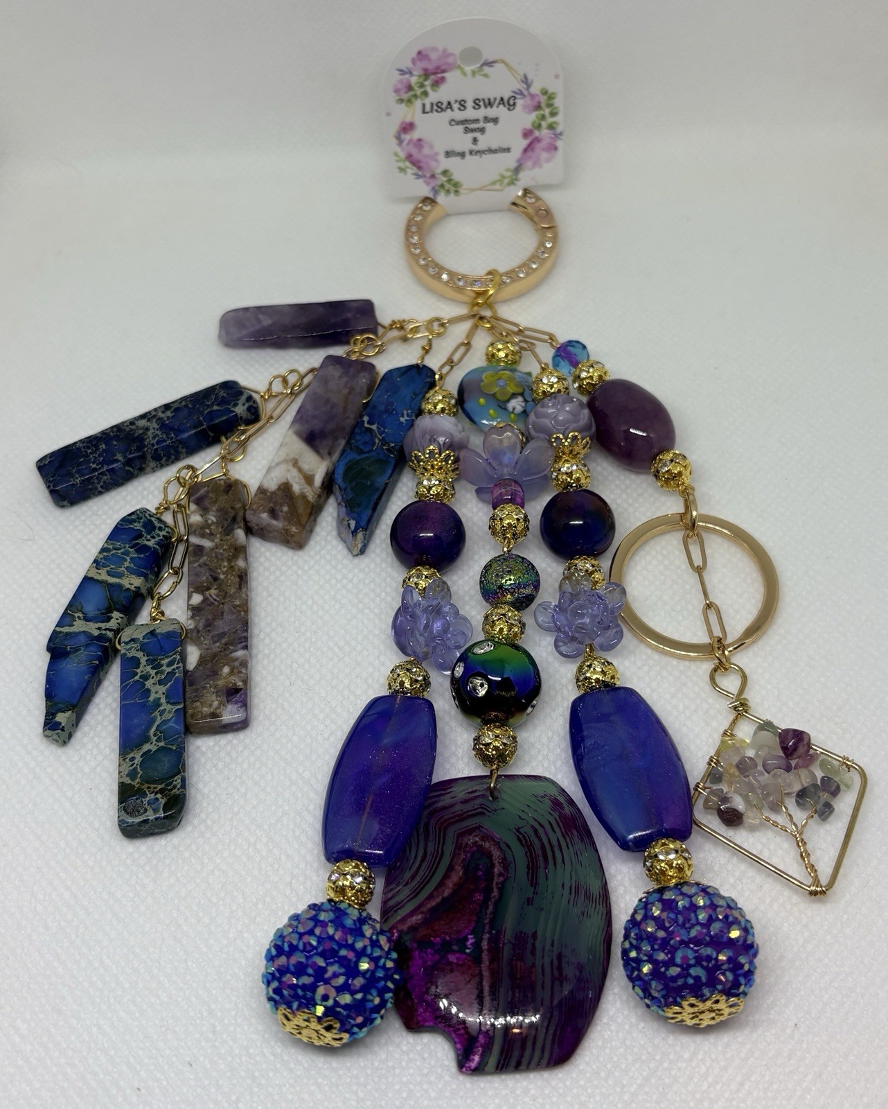 Purse Charm✨Bag Charm✨Bag Swag✨Handmade Bling Keychain✨Handbag Jewelry✨NWT