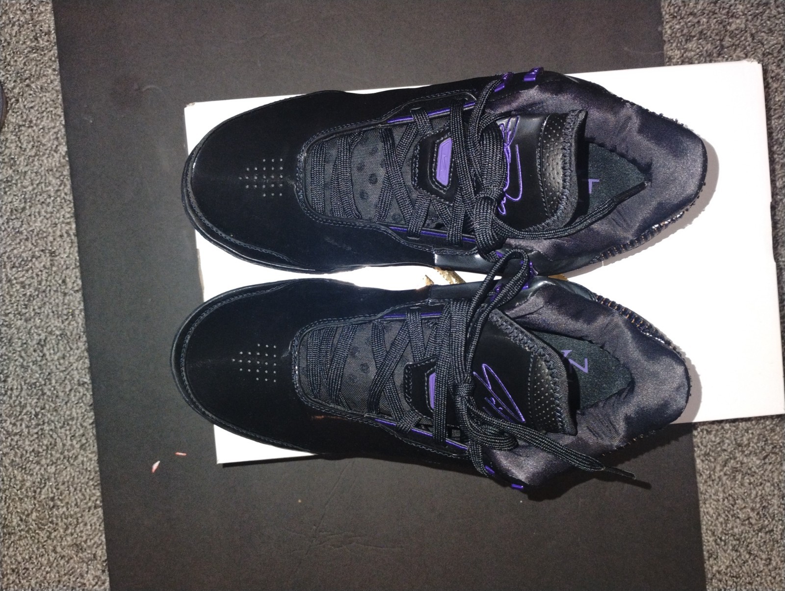 Nike ZM LeBron NXXT Gen AMPD DT Black White Purple Size 10 (Pre-Owned)