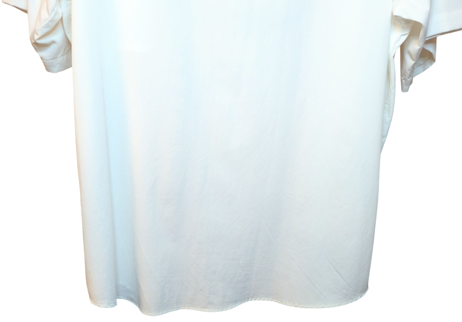 PONCHO Outdoors Vented Button Up Shirt Magnetic Mens LARGE White Comanche Logo