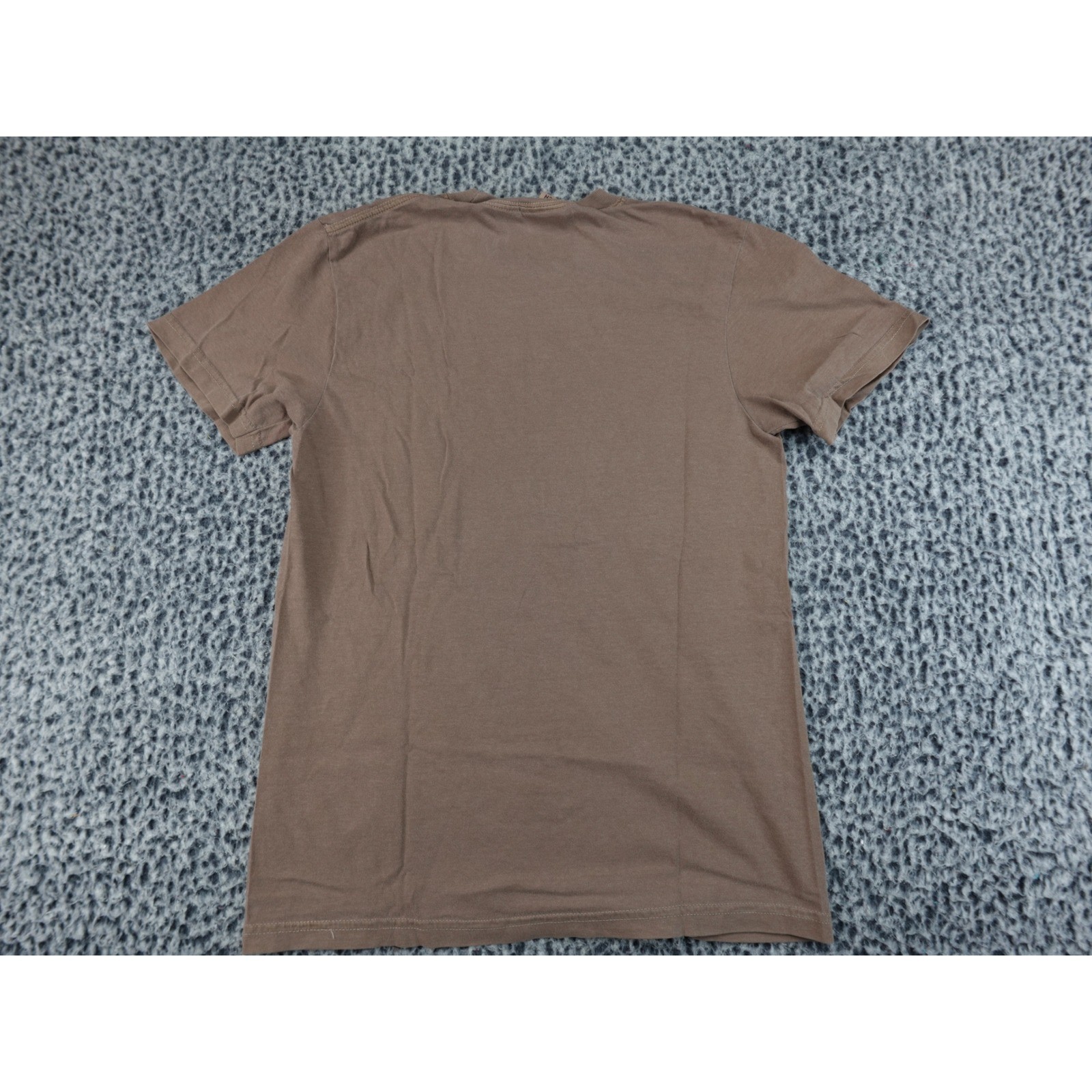 Comfort Colors Mushroom Identification Graphic T-Shirt Mens Small Brown Cotton