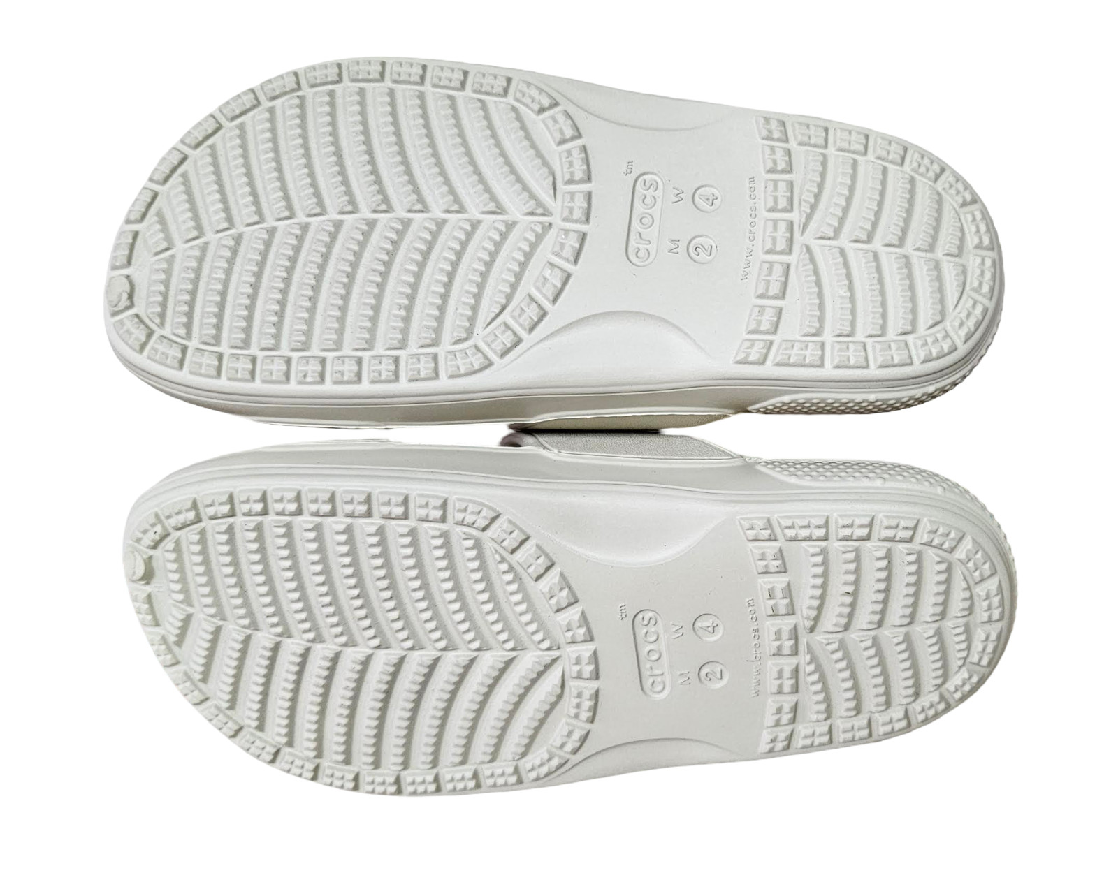 Crocs Z4001* Unisex Beige Classic Slide Sandals Size W4 M2