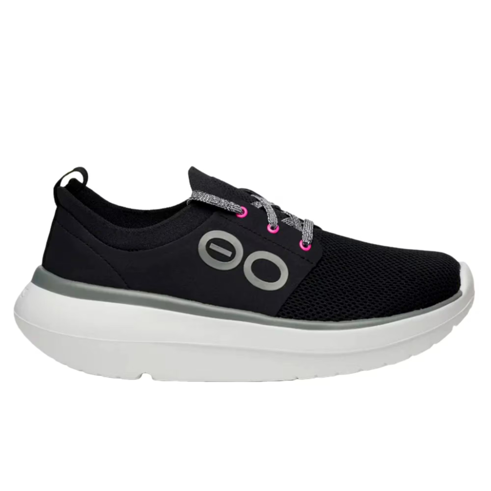 OOFOS OOMY Stride White / Black 5077-WHTBLK Women’s Size 9 Medium
