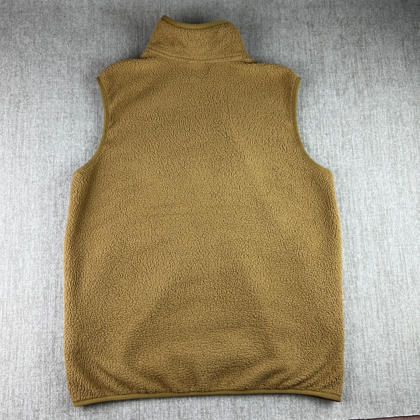 The North Face Sherpa Fleece Vest Men Large Tan Full Zip Gorpcore Outdoor Hiking