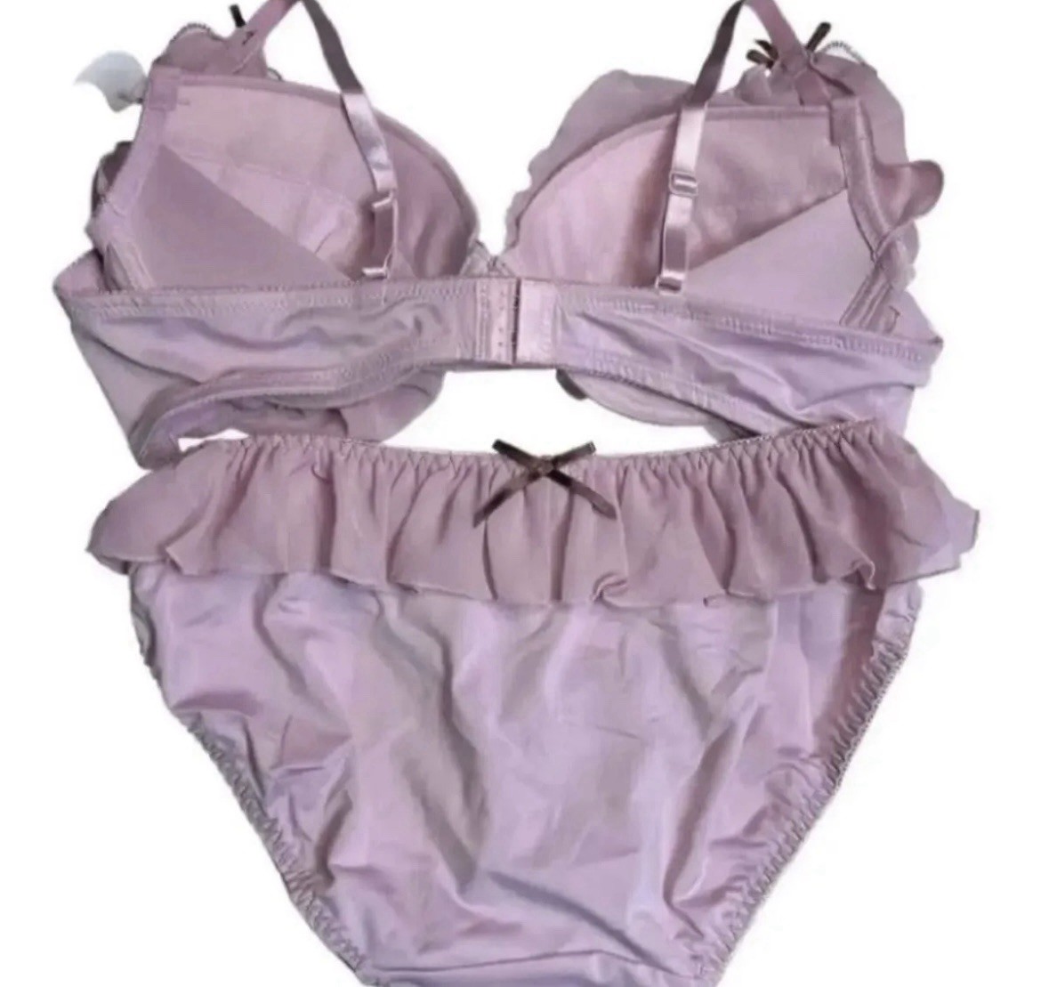 My Melody Pink Flower Bow Set Bralette & Panty Size Small
