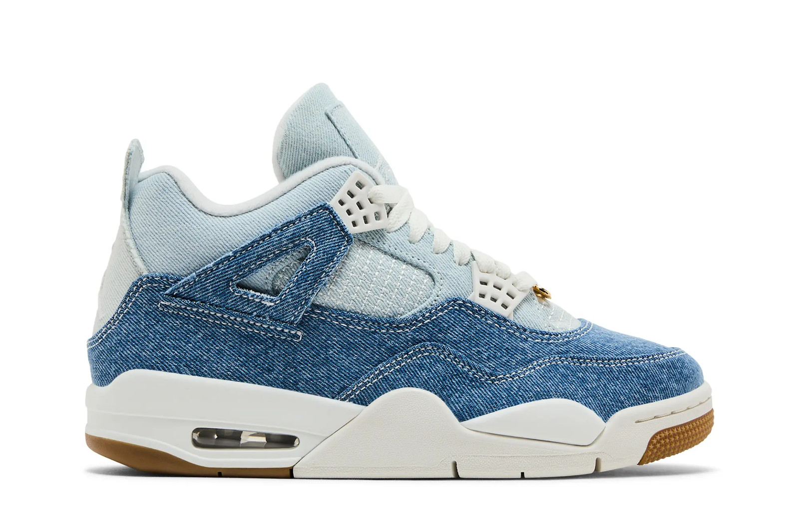 Womens Air Jordan 4 Retro TEX Worn Blue Denim IB6716-100 Available Now