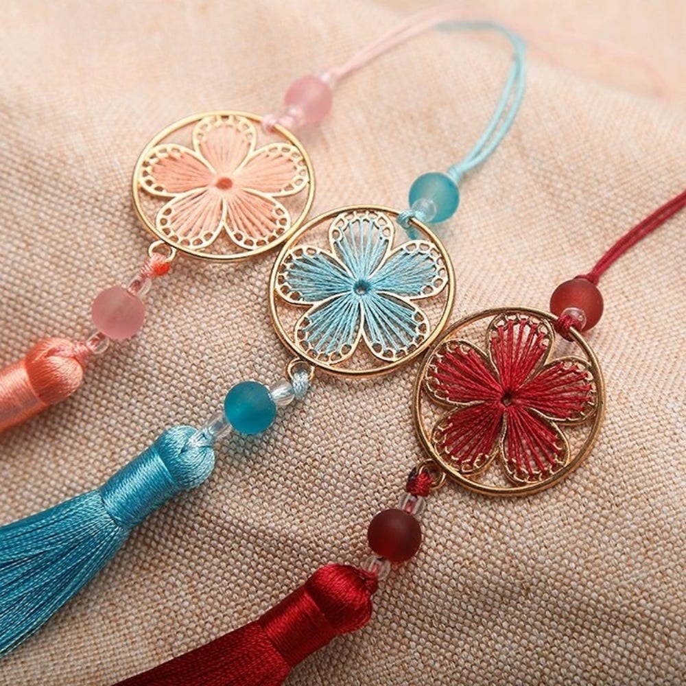 Korean Hanbok Norigae Keychain Traditional Accessory Tassel Charm Ornament