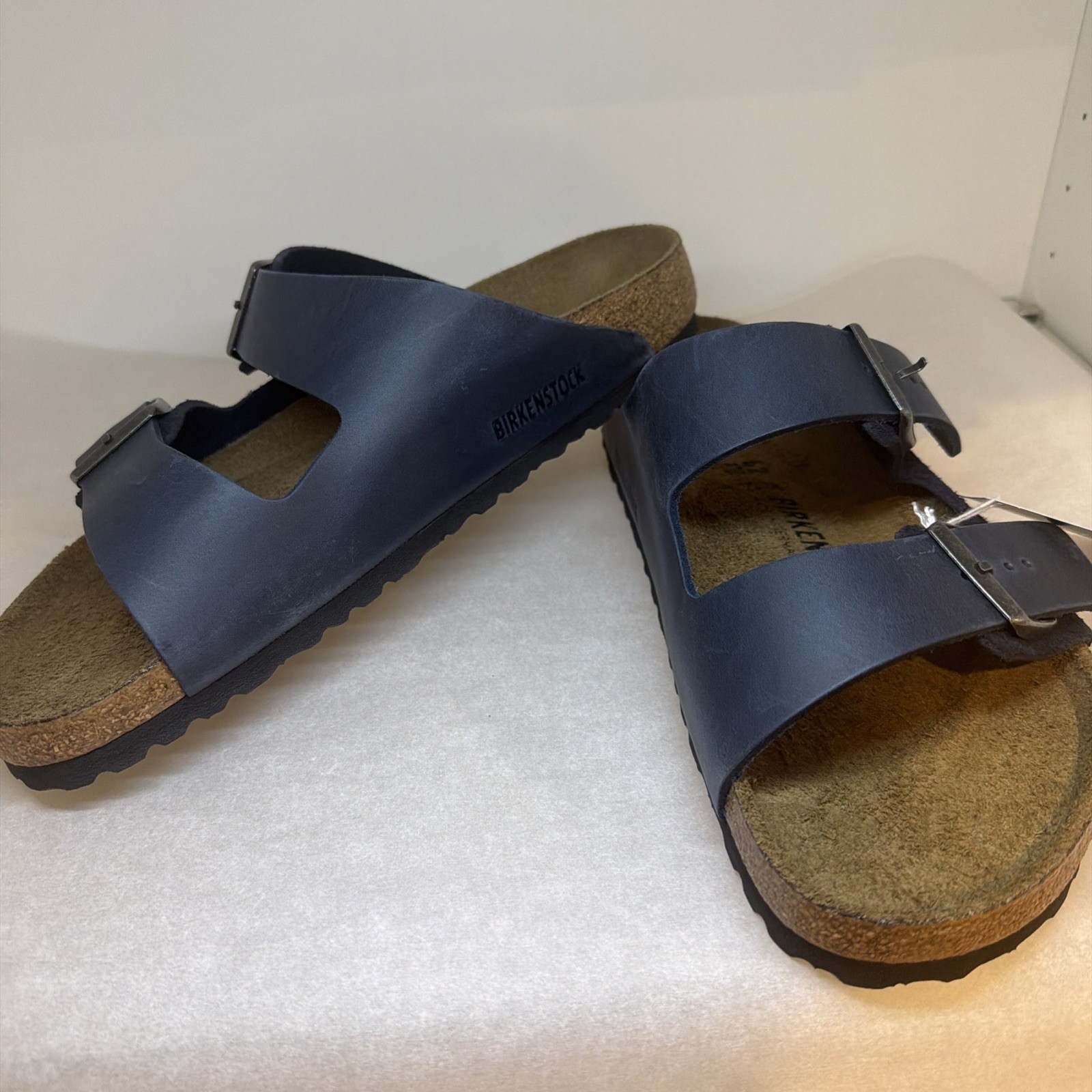 Birkenstock Arizona BS Midnight Blue Sandals Size 42 US Men 9 Regular Fit NEW
