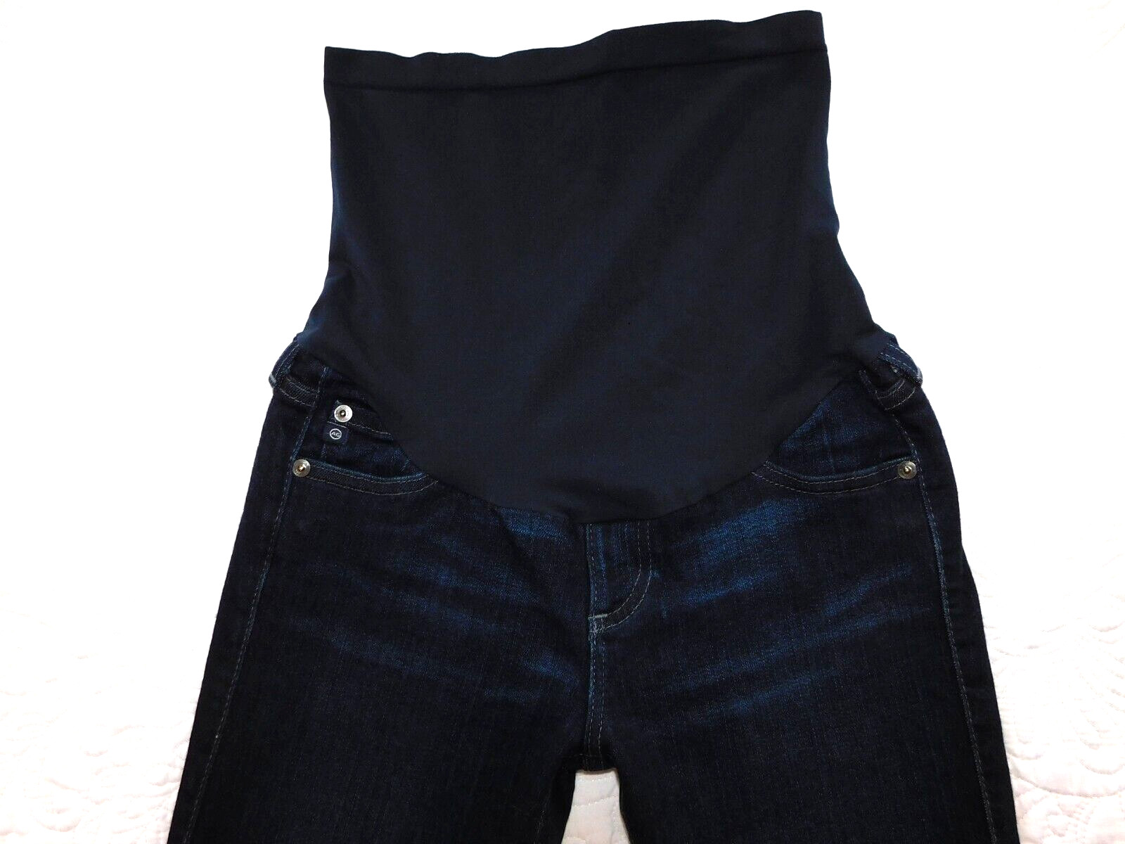 ADRIANO GOLDSCHMIED ag ― Size 27 ― Maternity Stevie Skinny Leg Denim Jeans #CQ12