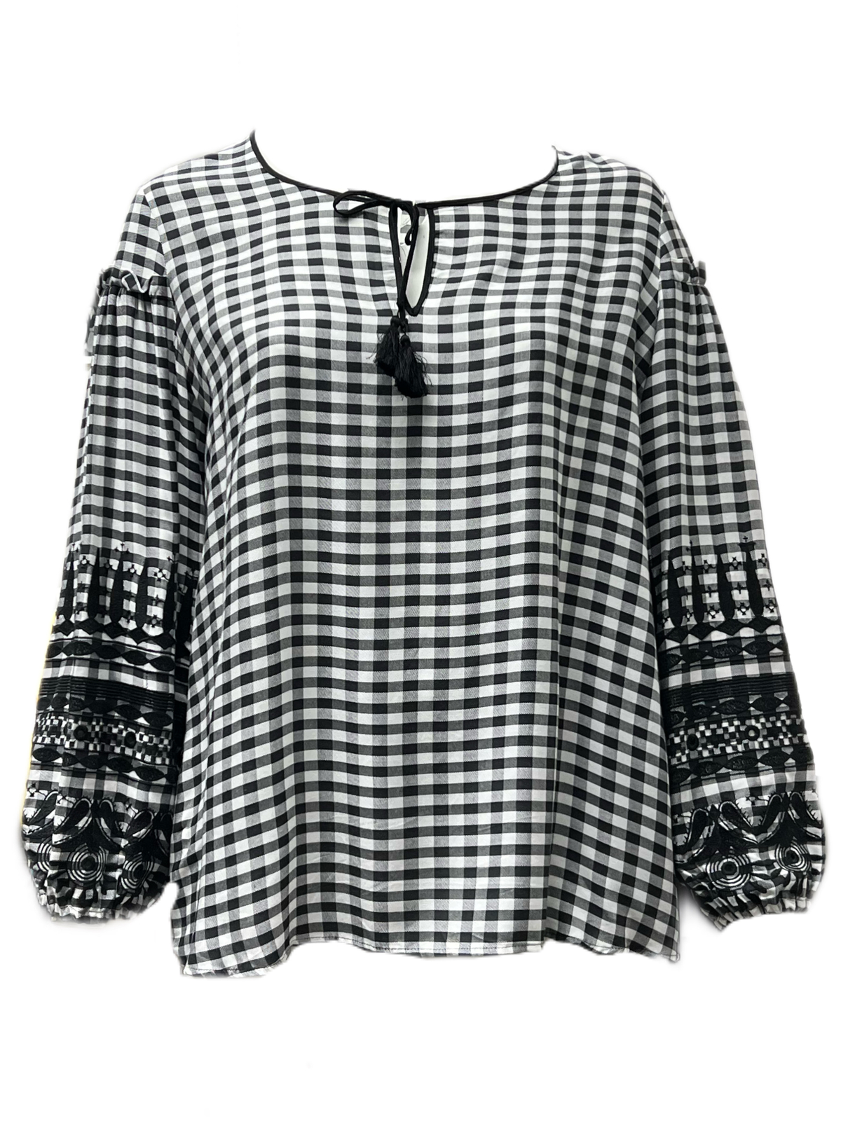 Marina Rinaldi Women’s Nero Babordo Viscose Top NWT