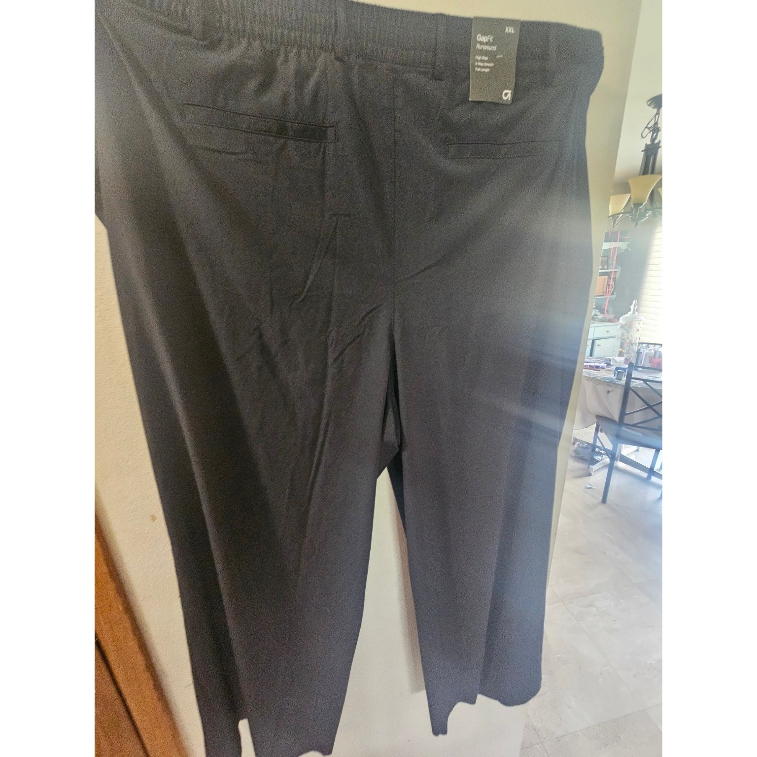 NWT GapFit Runaround Black High Rise 4-Way Stretch Pants Women’s XXL