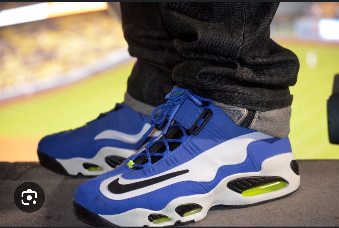 New 10.5 Nike Air Griffey Max 1 Varsity Royal Volt Sneakers 2021 DJ5161-400 Men