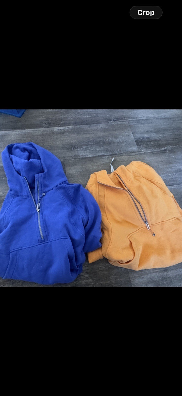 LULULEMON Oversized Scuba Half-Zip Hoodie Sweatshirt Wild indigo Blue M/L