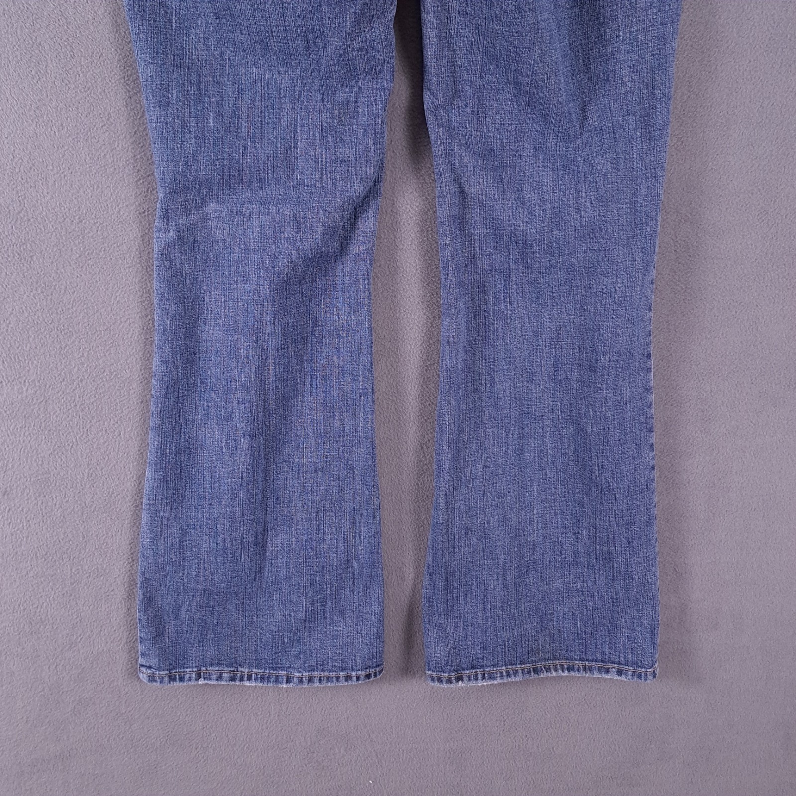 Amethyst Jeans Womens 14 Blue Denim Low Rise Bootcut Distressed Stretch Grunge