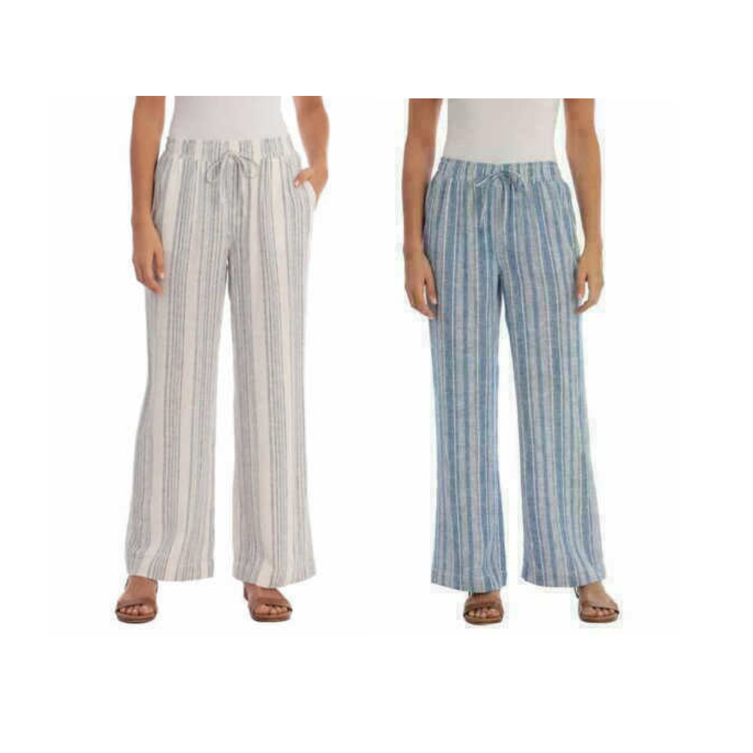 Briggs Ladies’ Linen Blend Pull-On Pant
