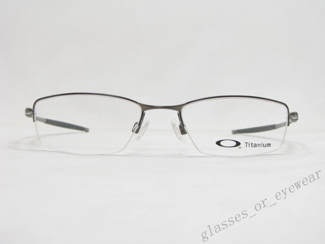 Eyeglass Frames-Oakley TRANSISTOR 22-149 Brushed Chrome 51mm Titanium Glasses
