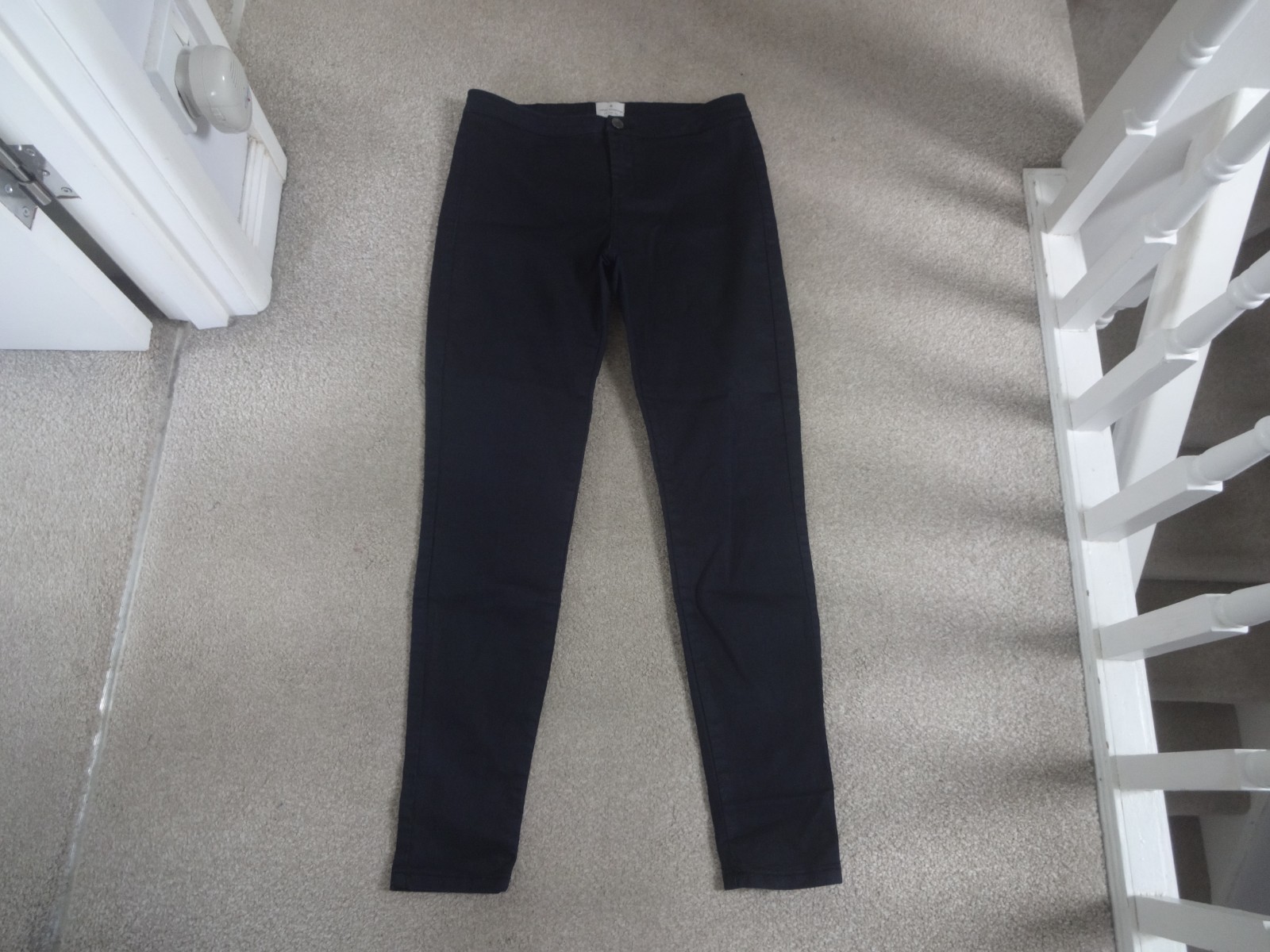 FRENCH CONNECTION Womens Skinny Jeans UK 10 L28 Navy Blue