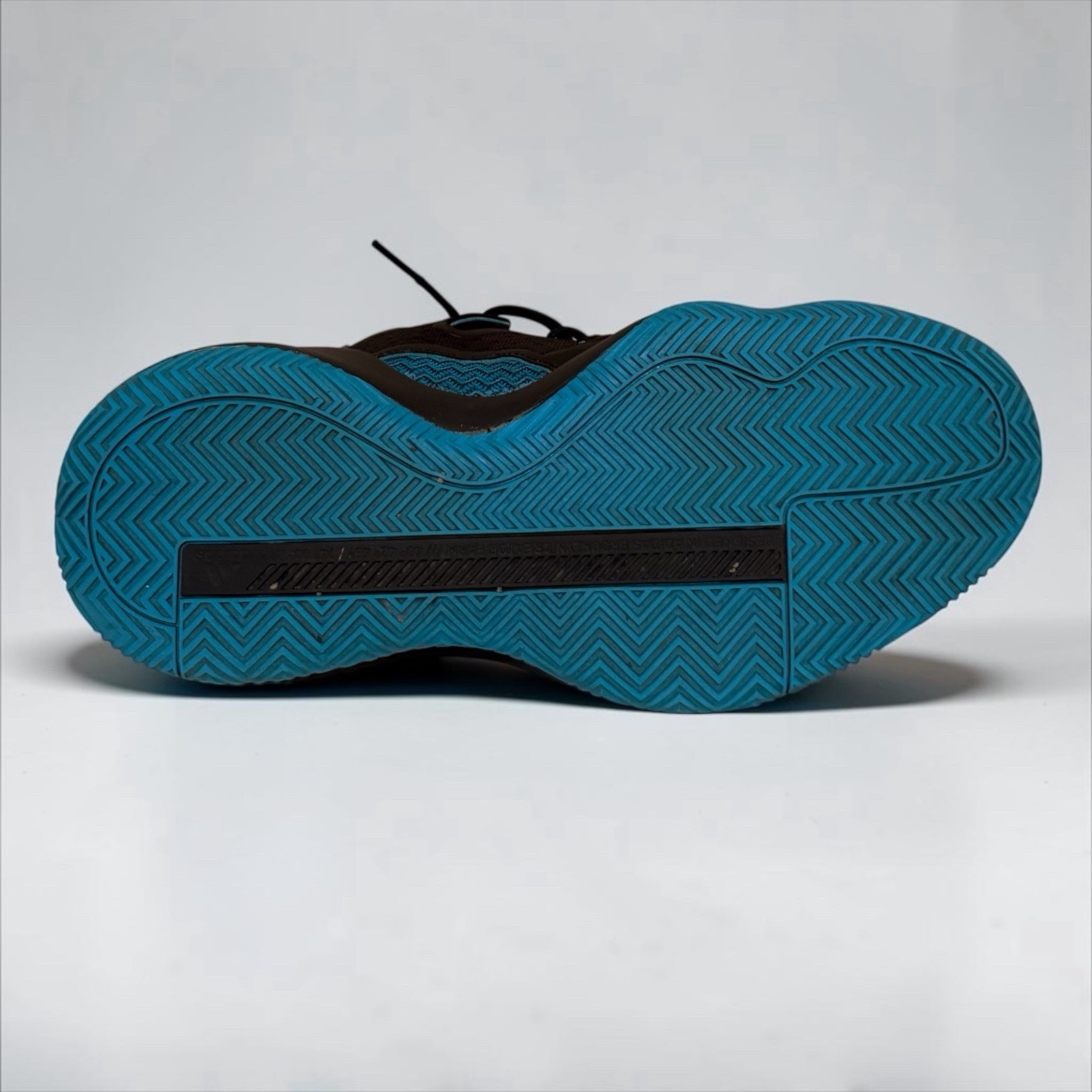 adidas Pro Vision Basketball Shoes Shock Cyan Teal/Black BB9302 Men’s Size 12.5