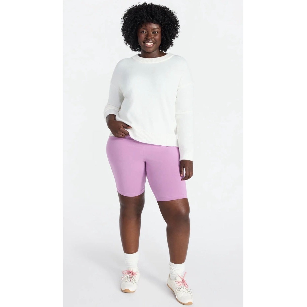 Terra & Sky Women’s Plus Size Bike Shorts, Size 3XL NEW
