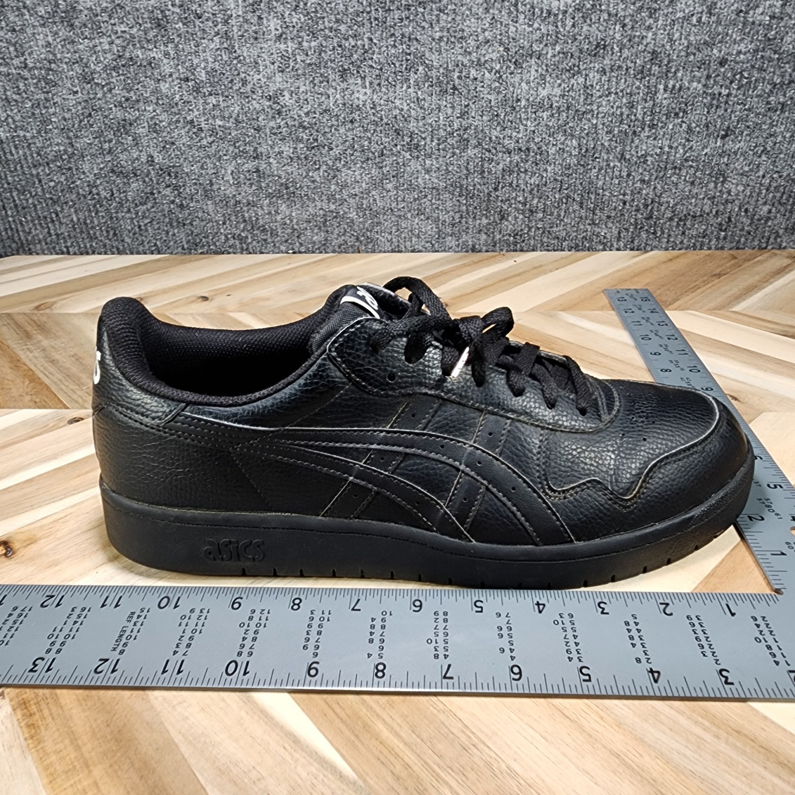 ASICS Japan S Black Triple Black 1191A163-001 Retro Court Shoes Men’s Size 12