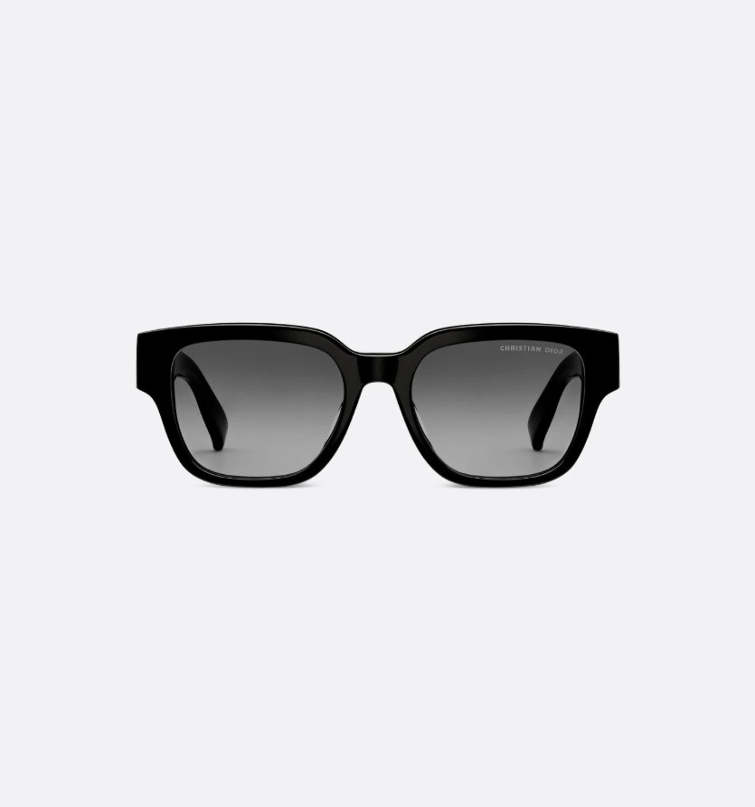 Dior Oblique S1I Sunglasses Black Square 53mm | Authentic | Made in Italy | New