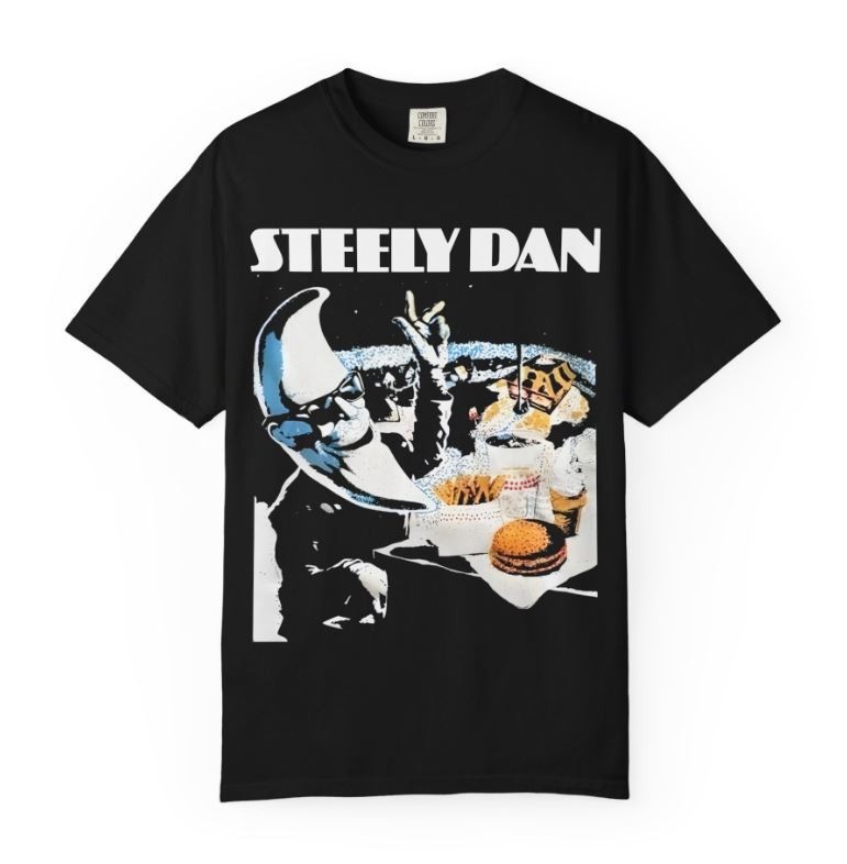 Steely Dan McDonald’s Mac Tonight RARE Black Pepper T Shirt Comfort KK2173
