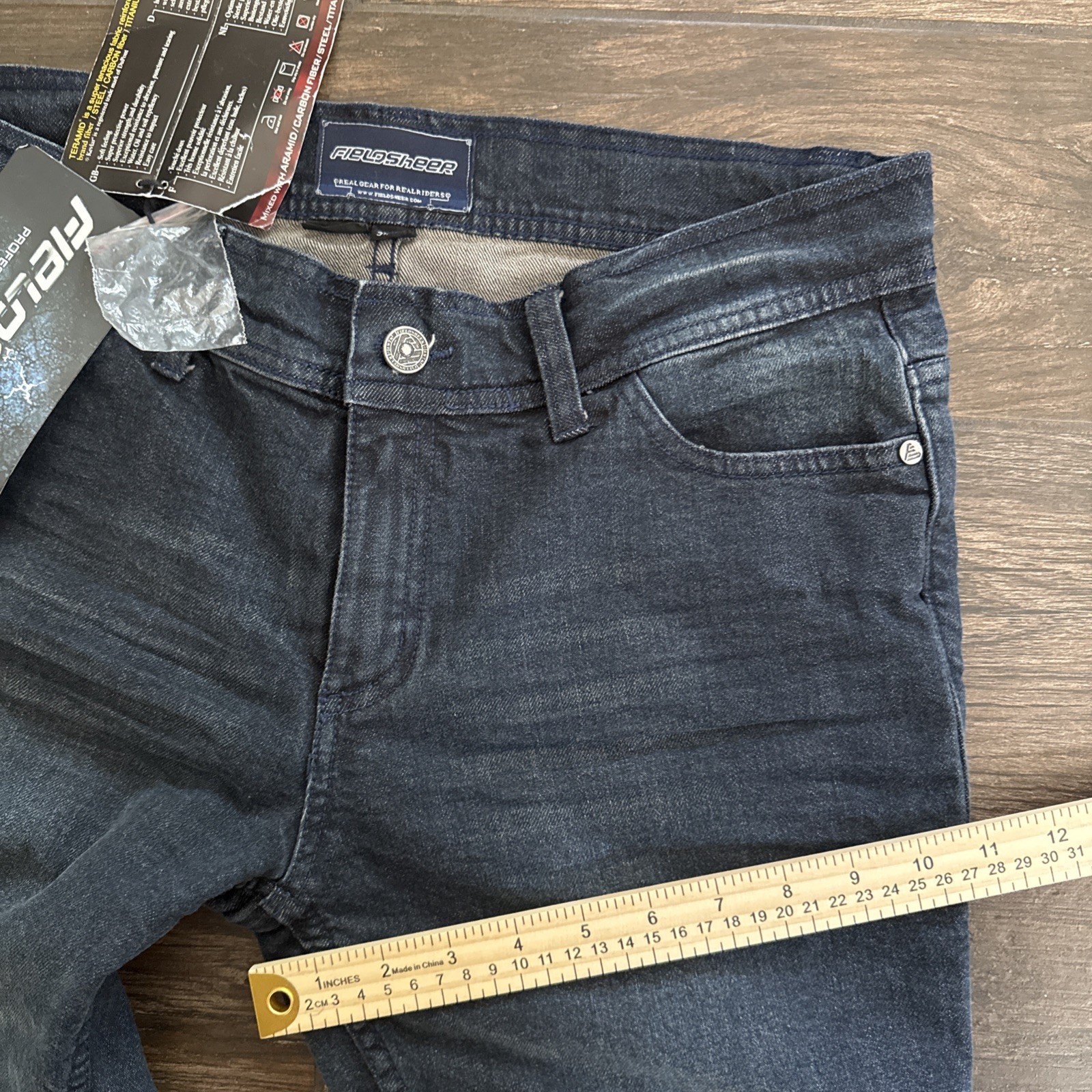 Fieldsheer Charger Motorcycle Riding Jeans Women 31×31 Made with Kevlar NWT