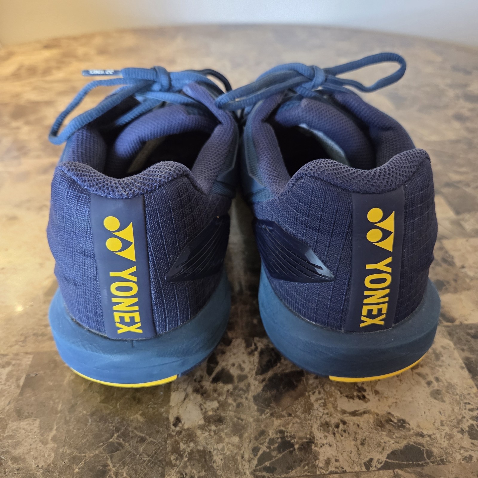 Yonex Eclipsion 5 Tennis Shoes Men Size 10.5 Deep Blue/Yellow active athletic