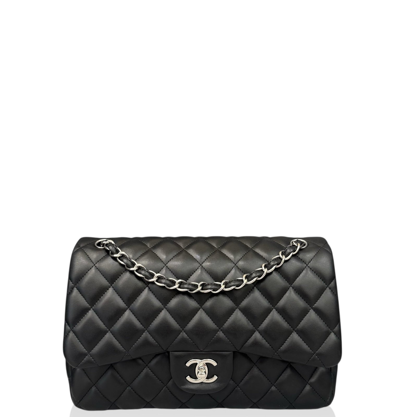 Chanel Jumbo Double Flap Black Lambskin (hs032826h4)
