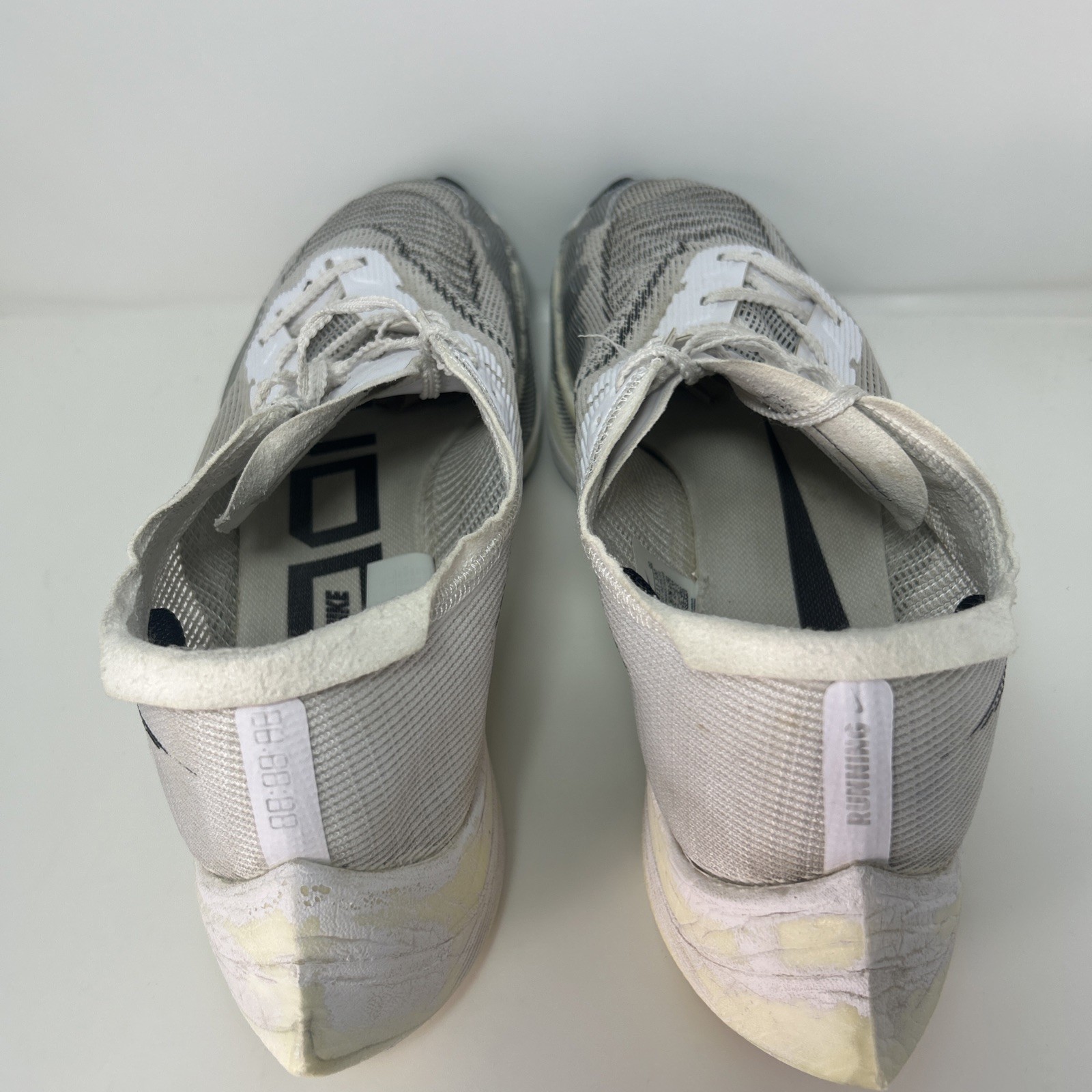 Nike ZoomX Vaporfly NEXT% Running Shoes Mens Size 11 White Racing CU4111-100