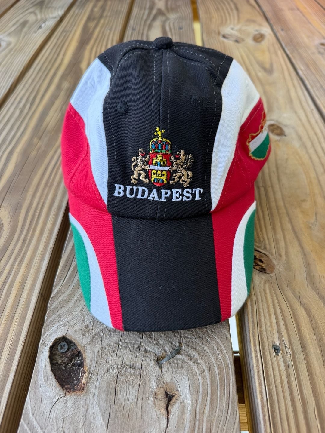 Budapest Hungary Souvenir Baseball Cap with Coat of Arms Embroidery