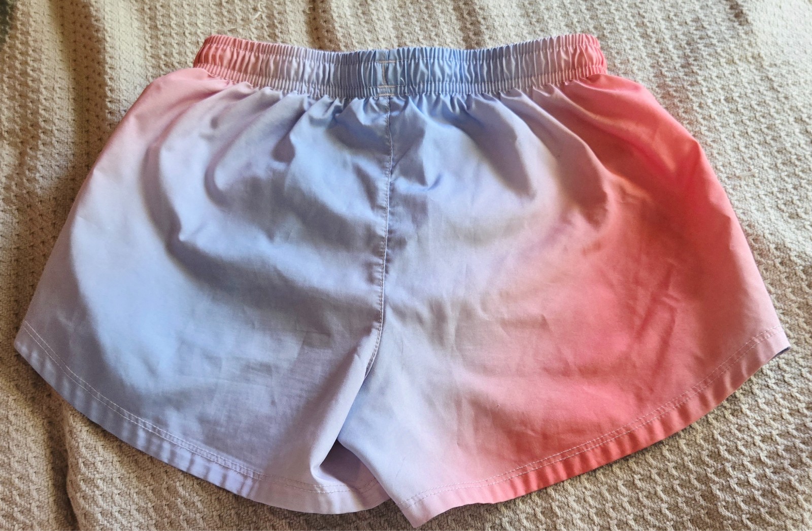 ​Adidas Girls Size Small 7 8 Pink Purple Ombre Colorblock Athletic Running Short
