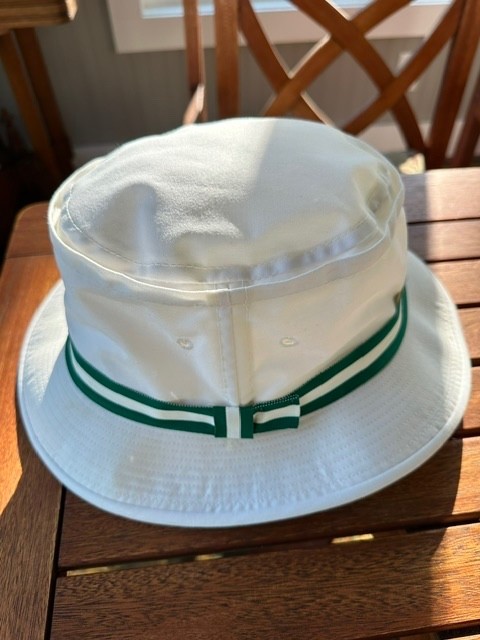 Masters Golf Augusta National Logo White Derby Hat Adult Size LG/XLG