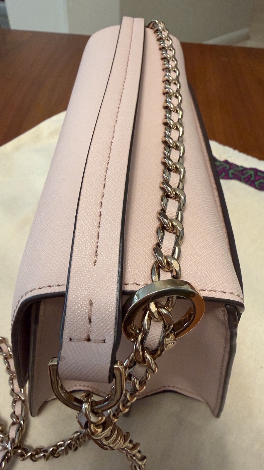 Tory Burch Robinson Convertible Shoulder Bag – Crossbody – Shell Pink
