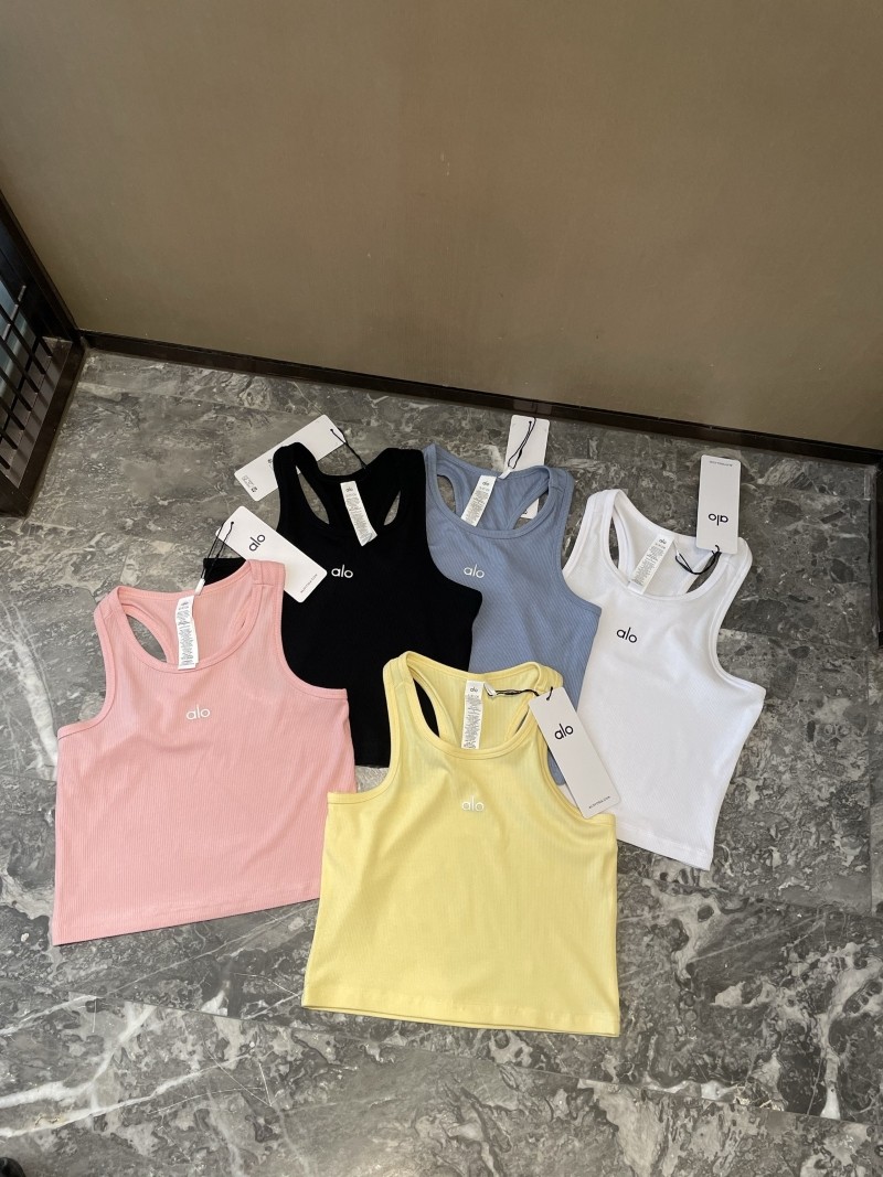 NEW AIo Yoga Summer Vest Aspire Tank Cropped Vest Thread Soft Women’s Tank Top