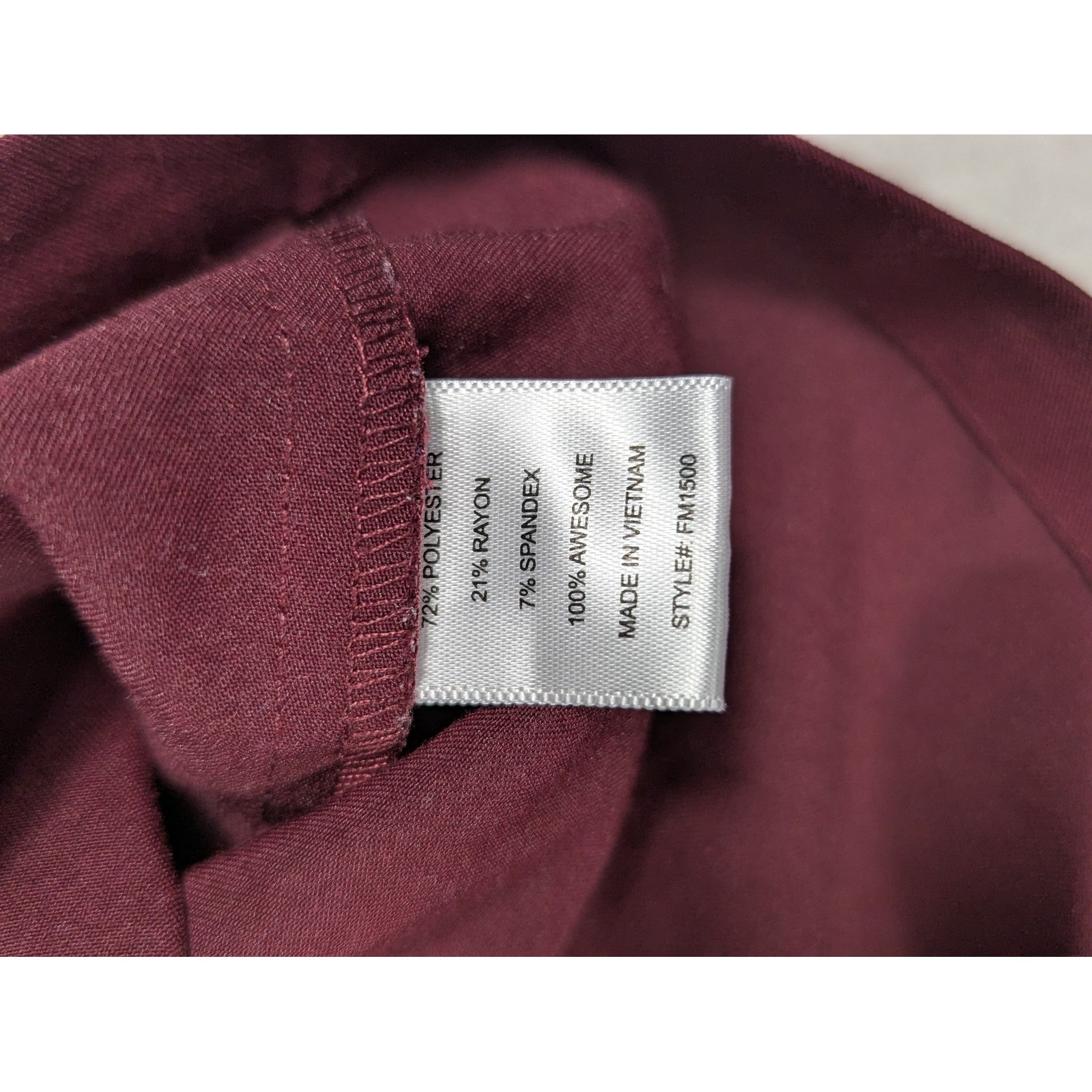 Figs Catarina One-pocket Dark Magenta Mens Scrub Top Size Large