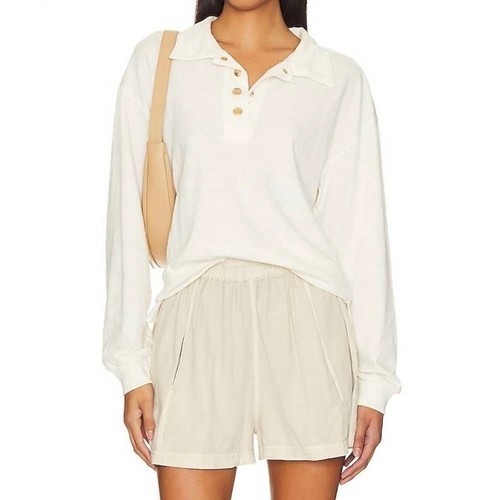 Nation LTD Banks Relaxed Snap T-Shirt XS