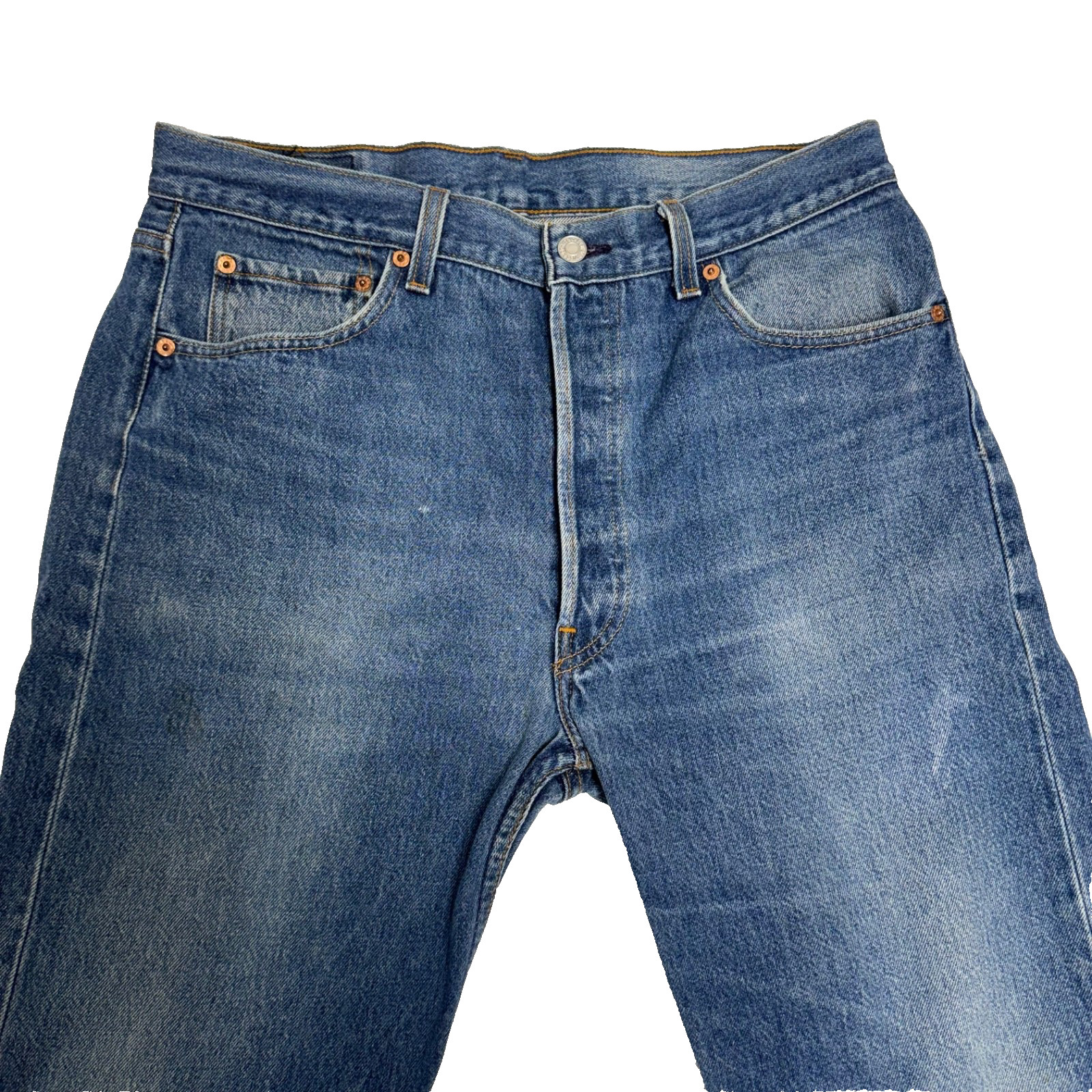 VTG Levi’s 501 xx Men’s Jeans Button Fly Y2K 90’s Made in USA 36×33 (33.5×29.75)