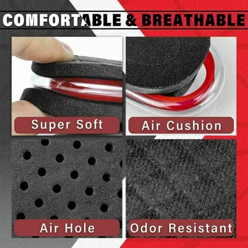 Gel Shoe Insole Invisible Height Increase Heel Lift Taller Insert Pad Silicone