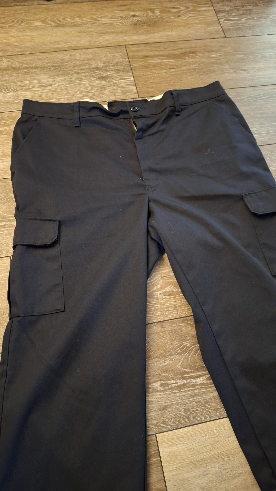 Red Kap Men’s Industrial Cargo Work Pants Navy Blue 42×30 Utility Uniform PT88