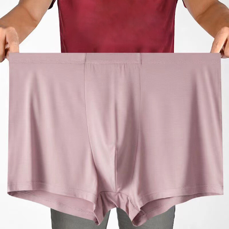 Modal Oversized Men’s Underwear Boxers Breathable Mid Waist L-10XL 40-150kg