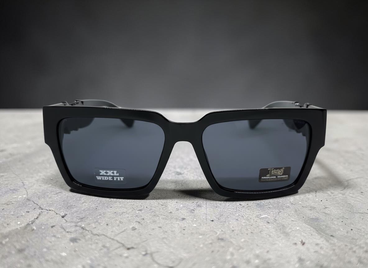 Biker Hardcore Gangster Hip Hop LOCS SUNGLASSES XXL Frame For Big Wide Fat Heads