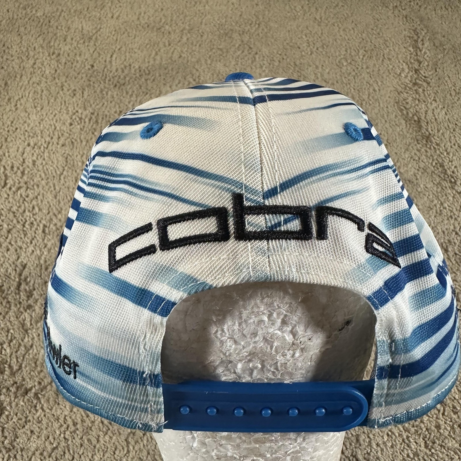 Puma Hat Cap Snap Back Men White Blue Farmers ins. Cobra Rickie Fowler