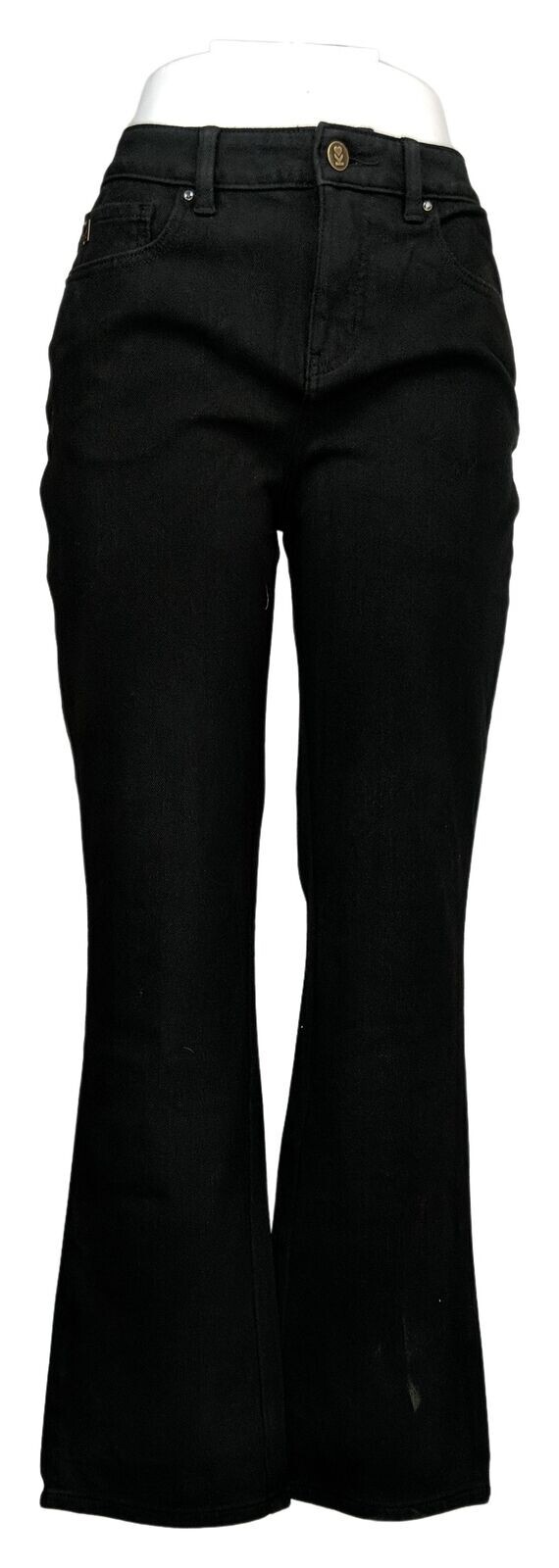 Belle by Kim Gravel Flexibelle 5-Pocket Boot Cut Jeans Reg,Black 24W A309910